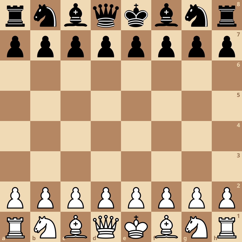 Default chess board image generated